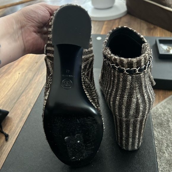 Chanel 11B Pony Hair Ankle Boots - Picture 3 of 7